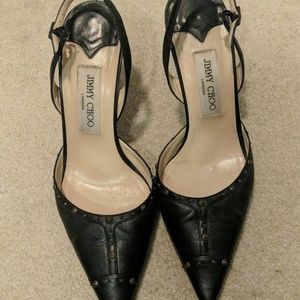 100% authentic Jimmy Choo slingbacks